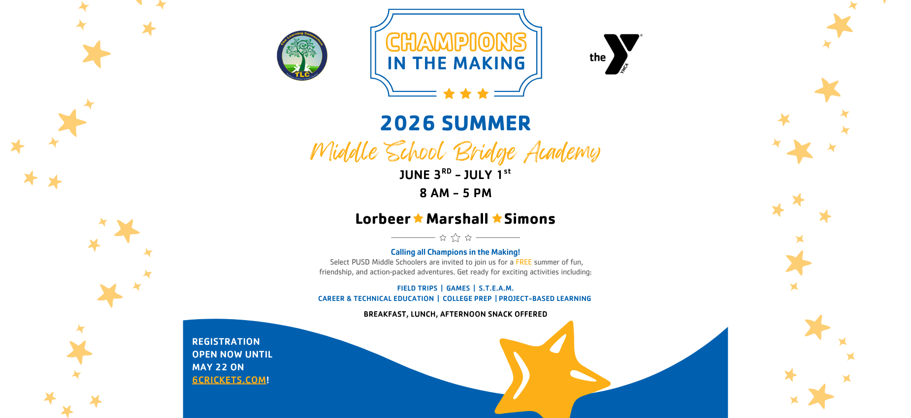 middle school summer program
