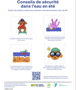 Summer Water Safety Tips. French