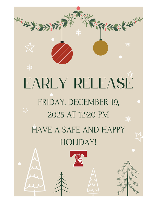 Early Release Friday, December 19th at 12:20 Featured Photo