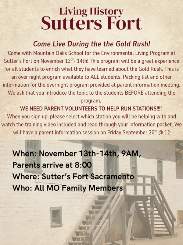 Living History day Flyer