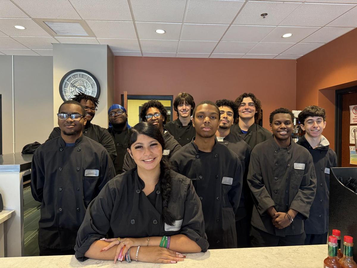 student culinary class