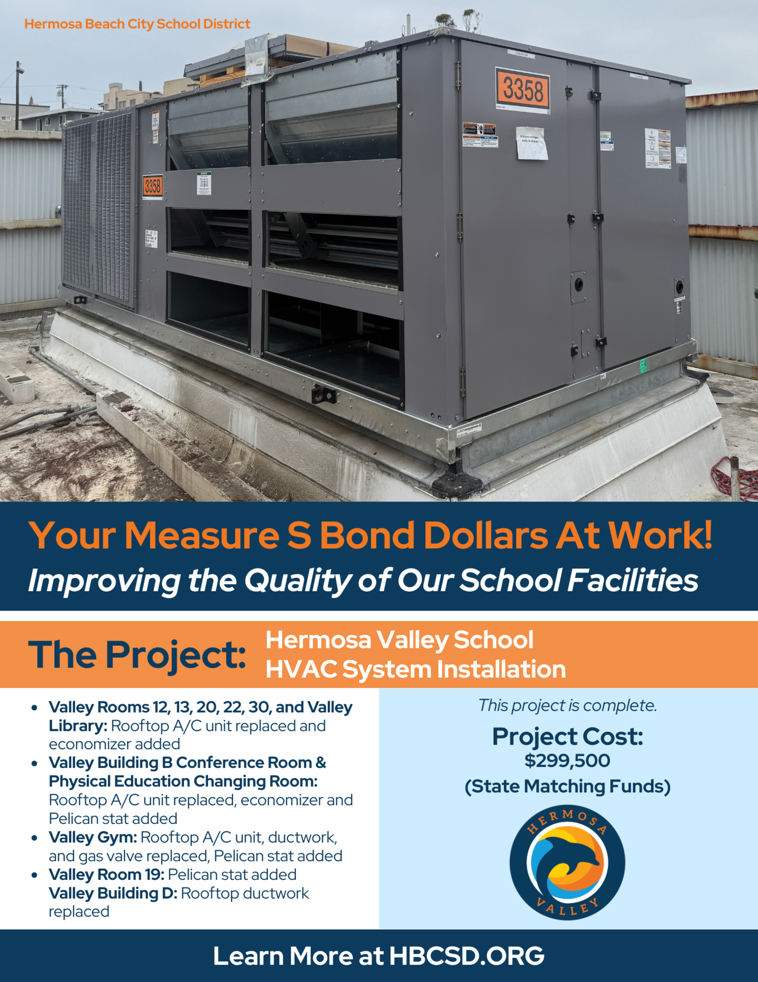 Hermosa Valley HVAC System Installation Flyer