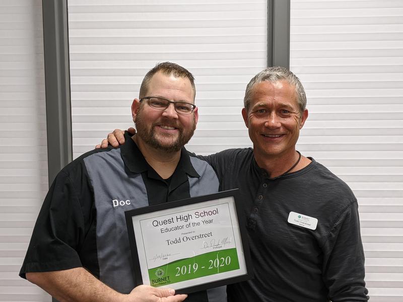 QHS Educator of the Year! Congratulations Todd Overstreet! Thumbnail Image