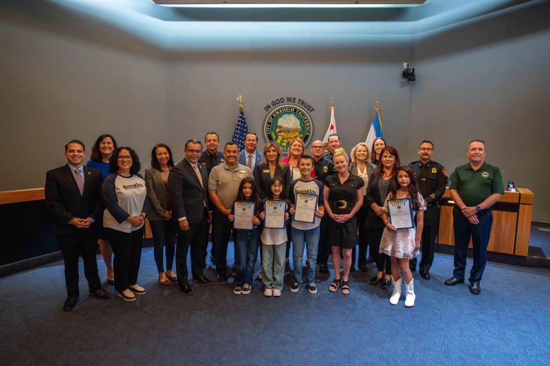 Magnolia Students at Anaheim City Council Meeting