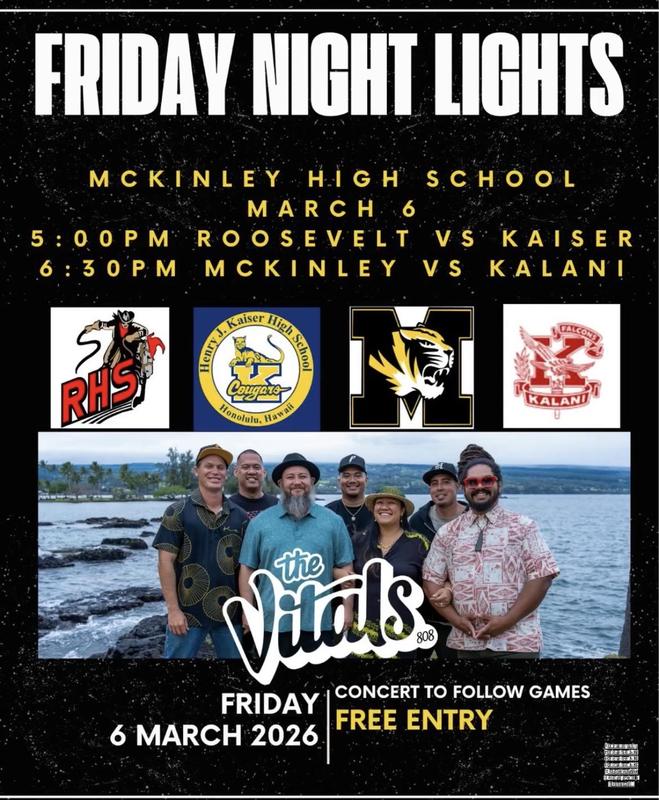 Friday Night Lights poster and concert