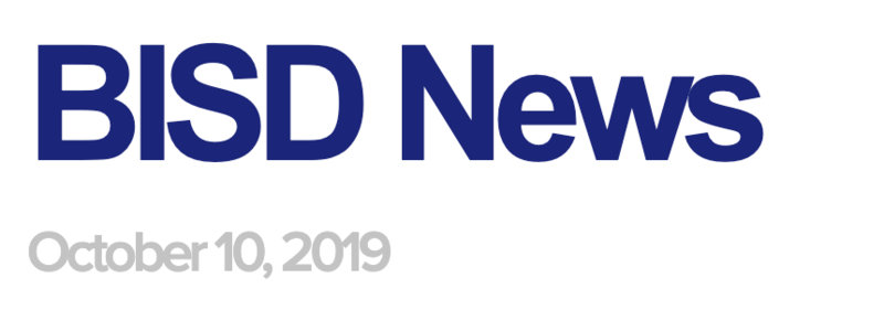 BISD News 10/10/19