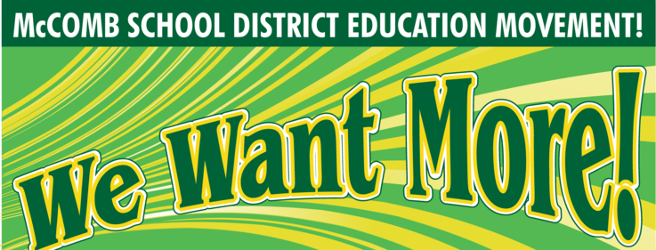 We Want More Movement Signage