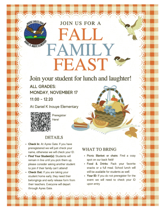 Fall Family Feast - Nov. 17, 2025