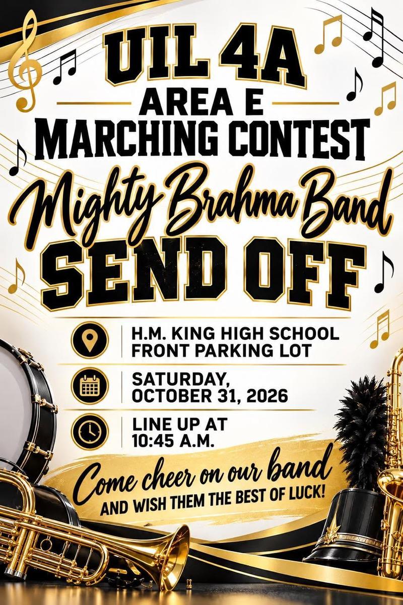 Band send off Oct. 31
