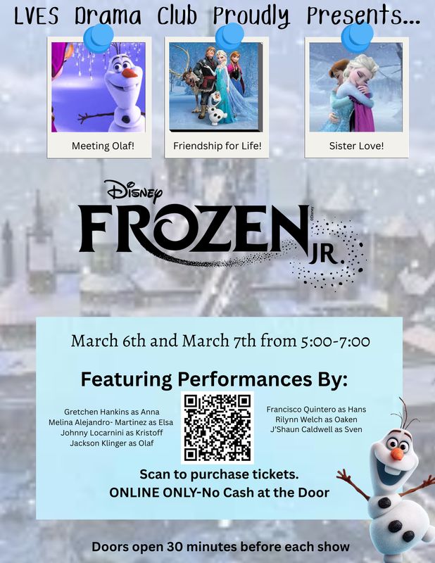LVES Drama Presents 'Frozen Jr.' Featured Photo