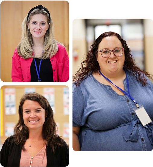 A collage of three HSA Teachers.