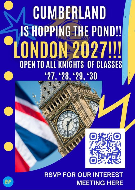 Cumberland is hopping the pond!!! London 2027