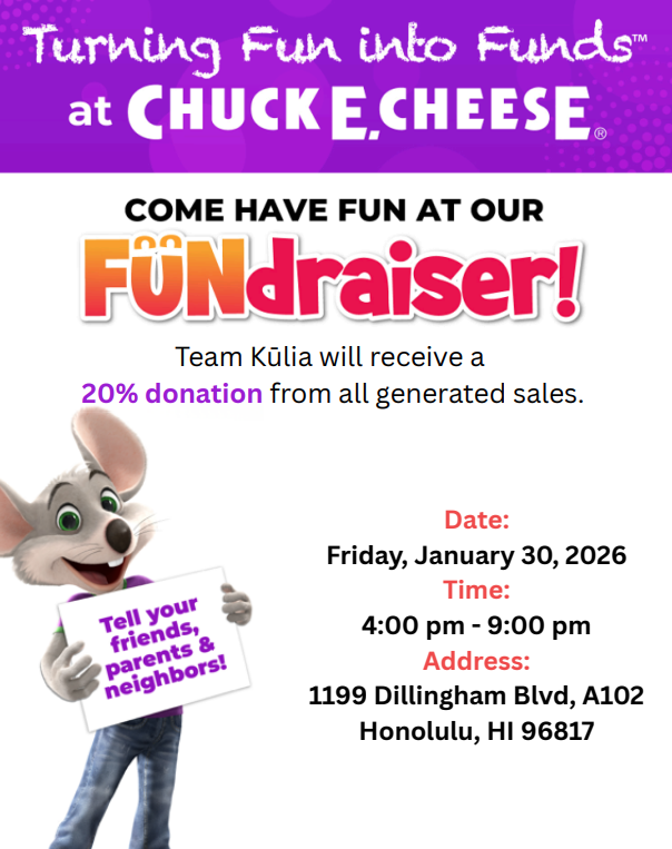 Chuck E. Cheese Fundraiser