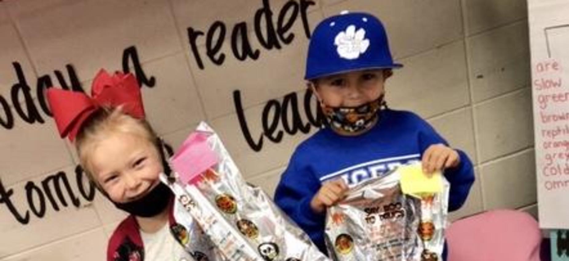 Kindergarten Poster Winners - Girl and Boy