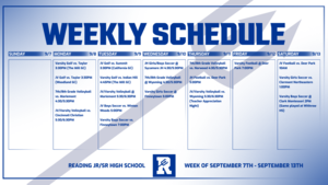 Weekly Schedule