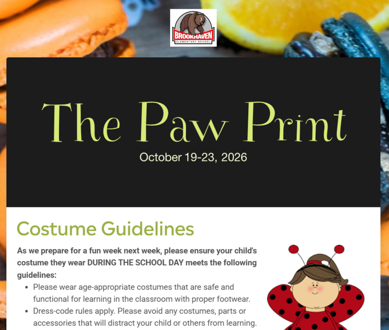 Paw Print Week of Oct. 19