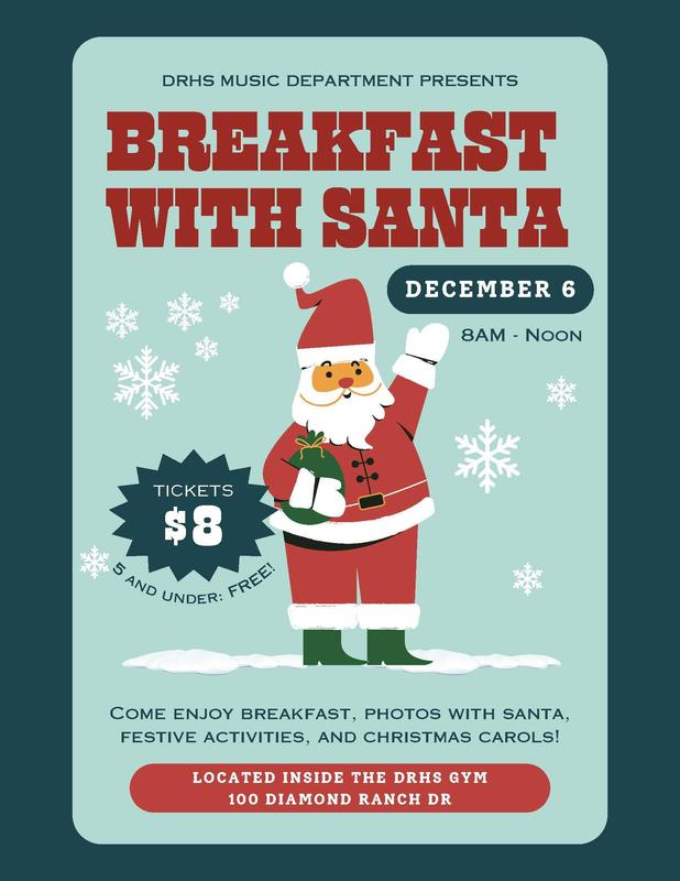 DRHS Music Department Presents: Breakfast with Santa