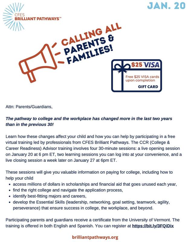 Calling All Parents and Families! Featured Photo
