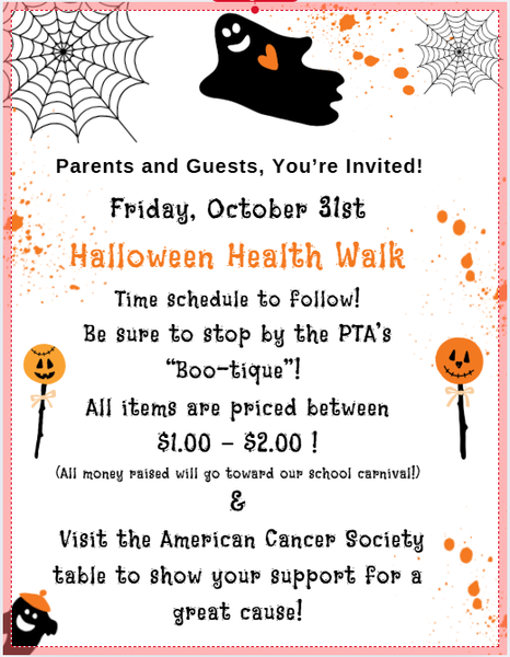halloween health walk