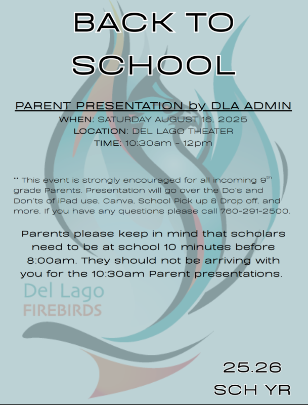 9th grade Orientation for Scholars and Parents Featured Photo