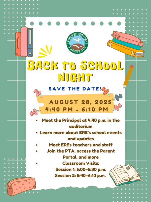 Back to School Night Event