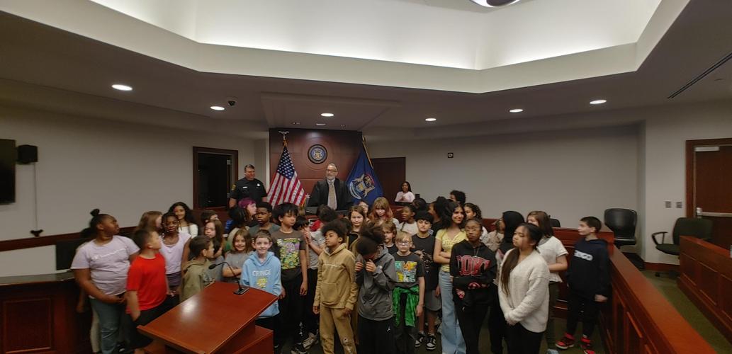 5th Grade field trip to Court House