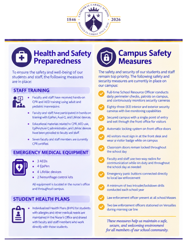 CCS Health & Safety Preparedness Featured Photo