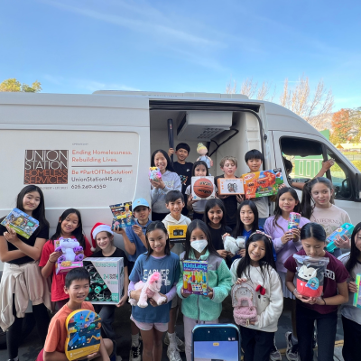 Carver student council toy drive