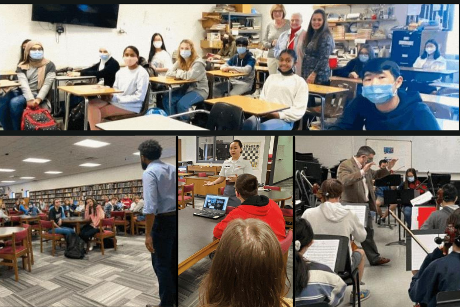 Community members are back to deliver guest lectures and student