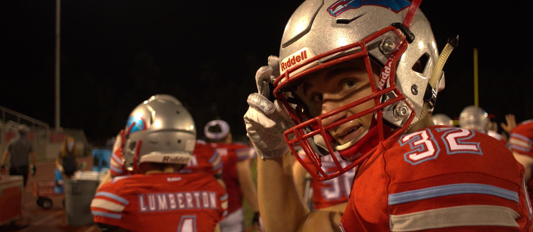 Lumberton Raider Football Player