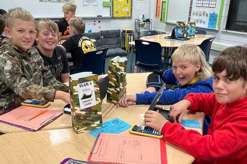 Cole Telenko, Matthew Evangeliste, Wyatt Pangrazzi, & Bennett Keller work together on a mission