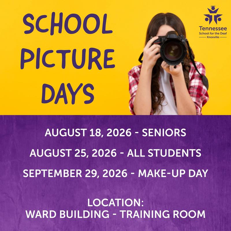 TSD Knoxville's picture day information