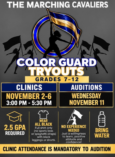 Color Guard Tryouts Featured Photo