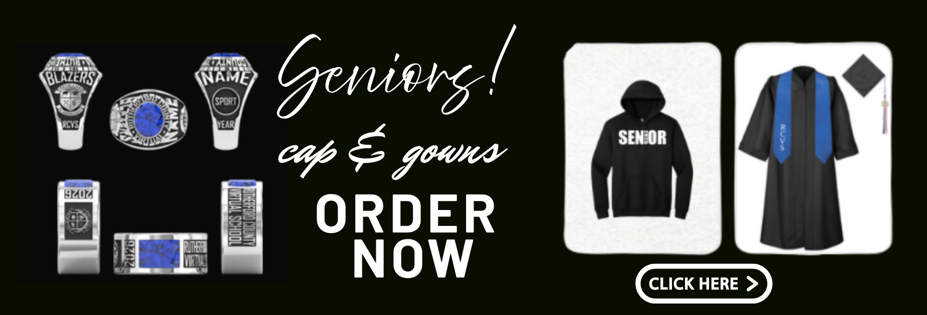 order cap and gown now