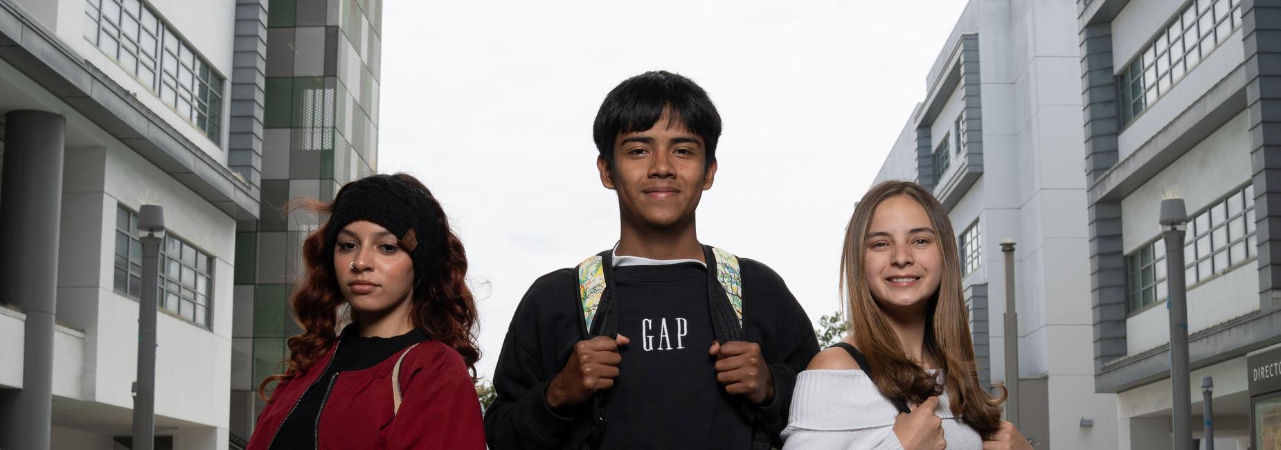Students in the RFK Quad