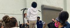 8th grade JROTC visit