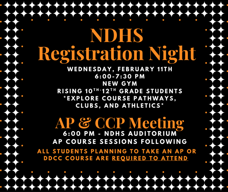 NEW DATE - Registration Night, Wednesday, February 11