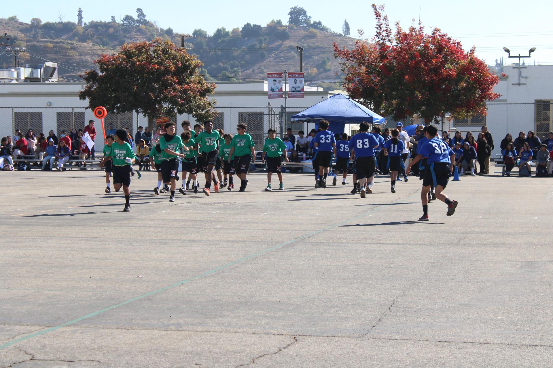 Blue vs Green pre event