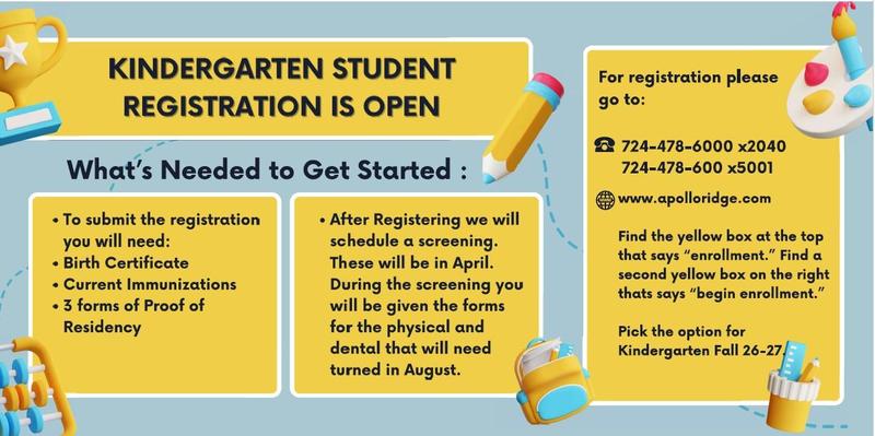Kindergarten Registration is Open