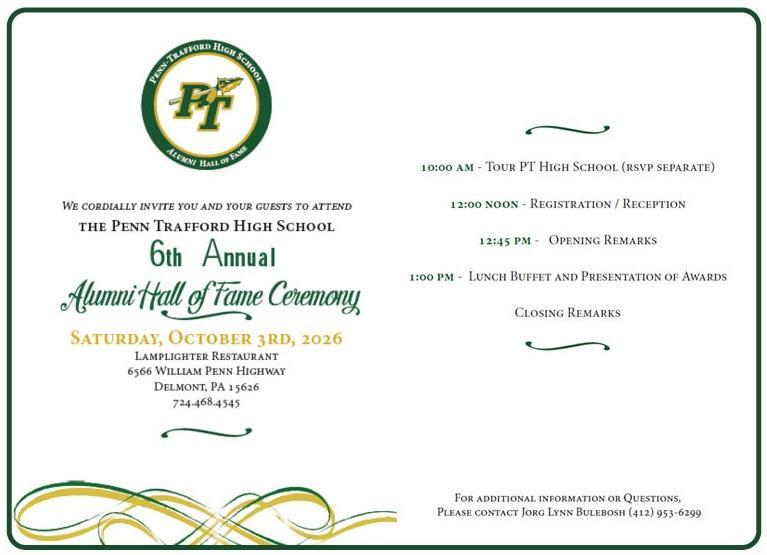 Invitation to the ceremony