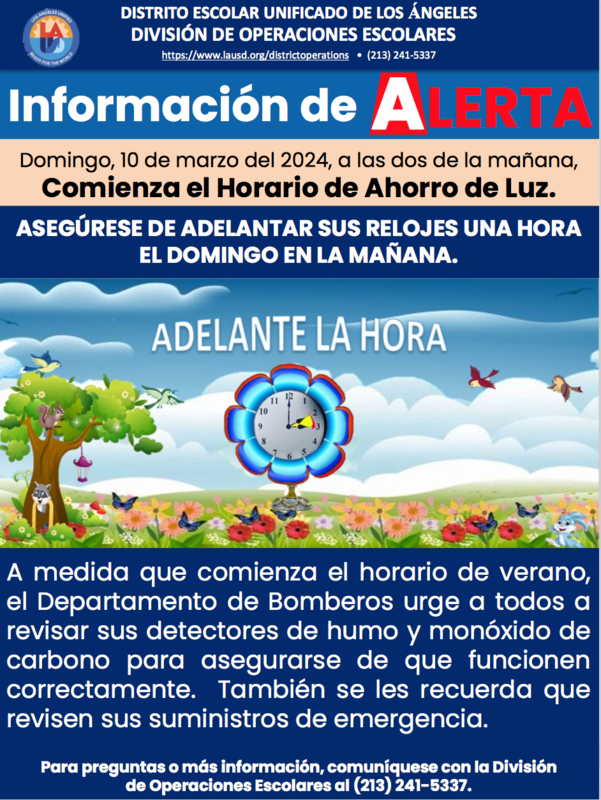 Comienza el Horario de Ahorro de Luz
