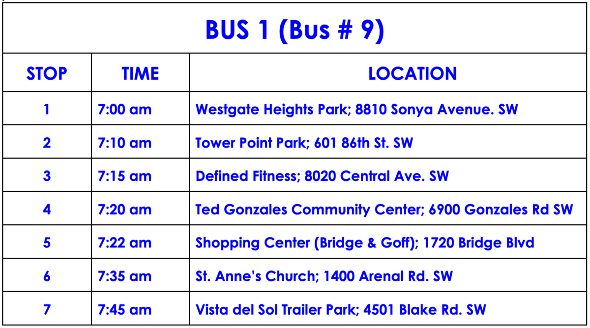 Bus #1
