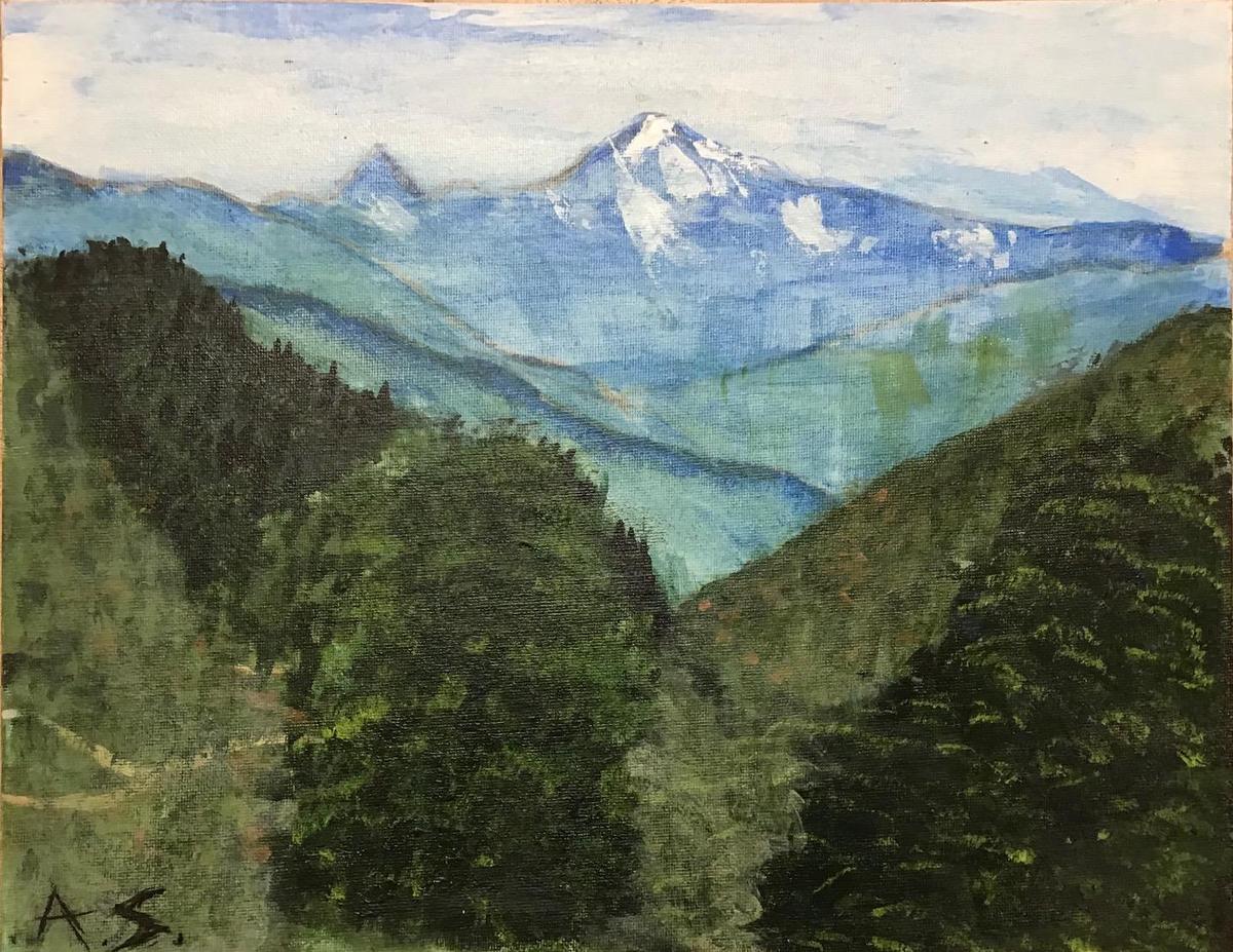 canvas landscape painting
