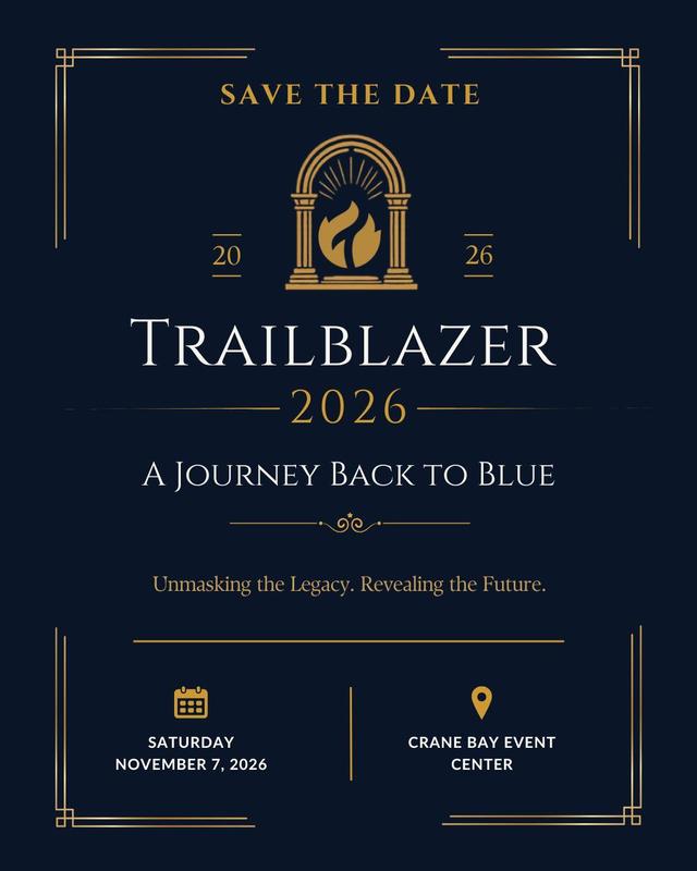 Trailblazer 2026 Save The Date Poster