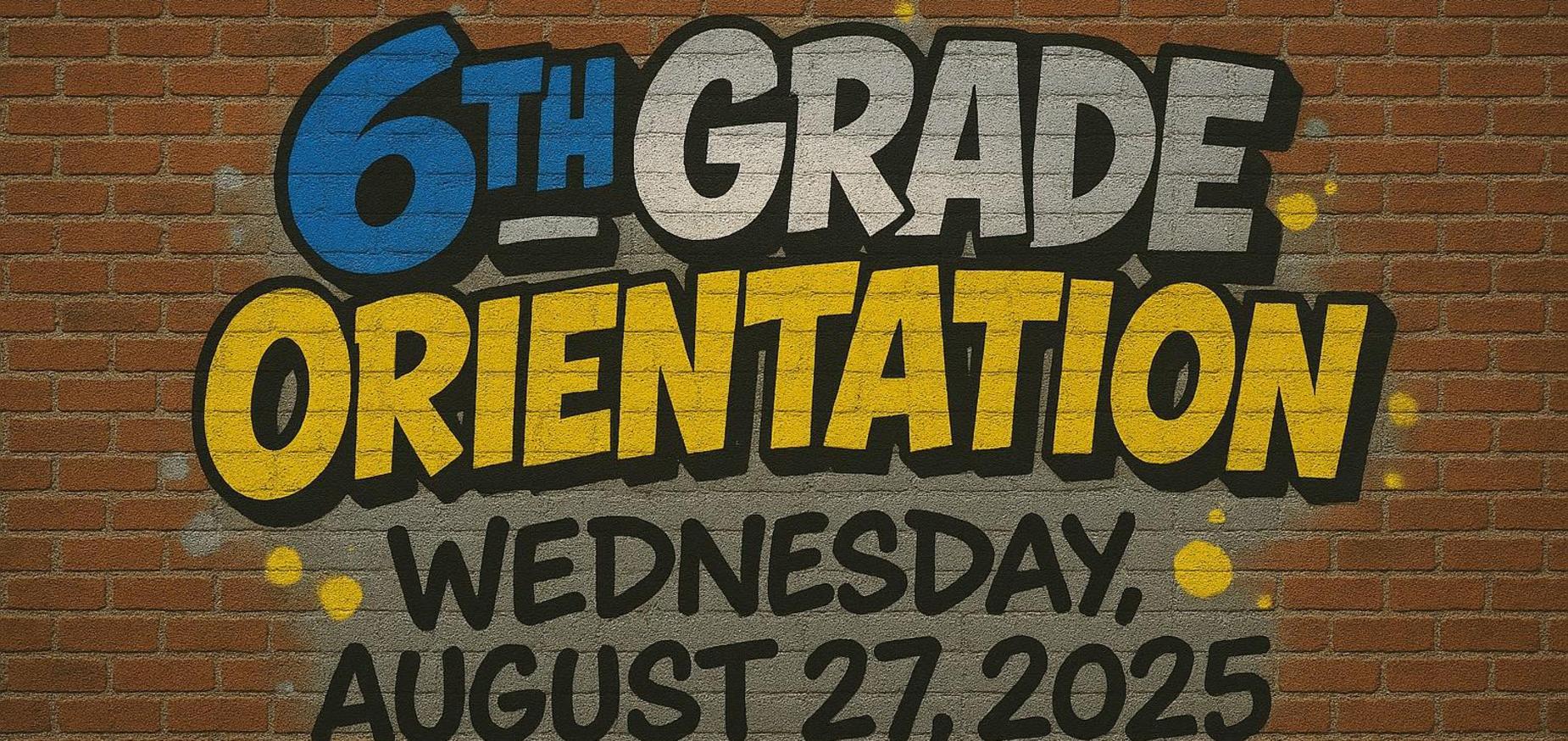 6th grade orientation