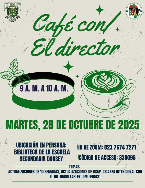 Coffee with the Principal in Spanish