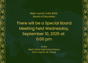 Special Board of Education Meeting