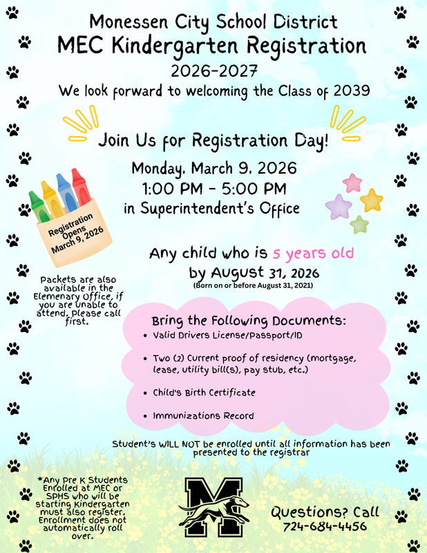 2026-2027 Kindergarten Registration Featured Photo