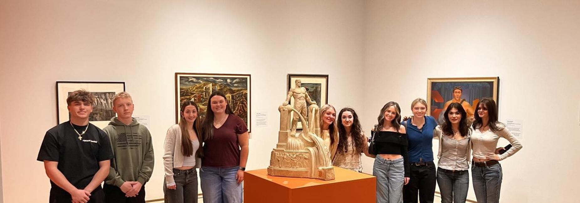 Visual Arts Students at WMAA