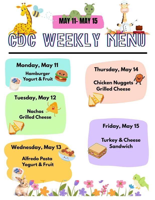 CDC Lunch Menu